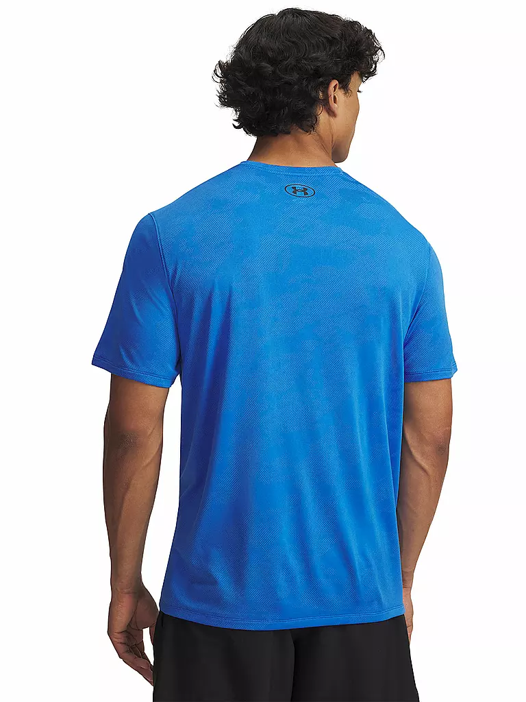 UNDER ARMOUR | Herren Fitnessshirt UA TechTM Vent Jacquard | blau