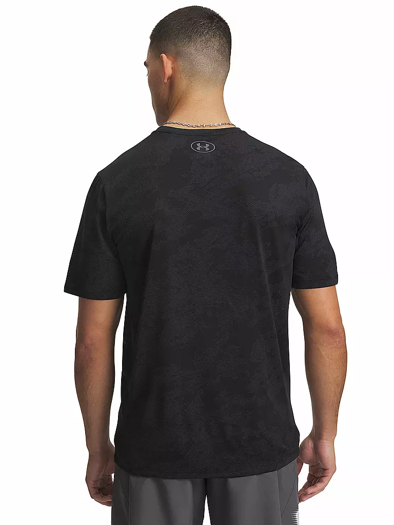 UNDER ARMOUR | Herren Fitnessshirt UA TechTM Vent Jacquard | schwarz