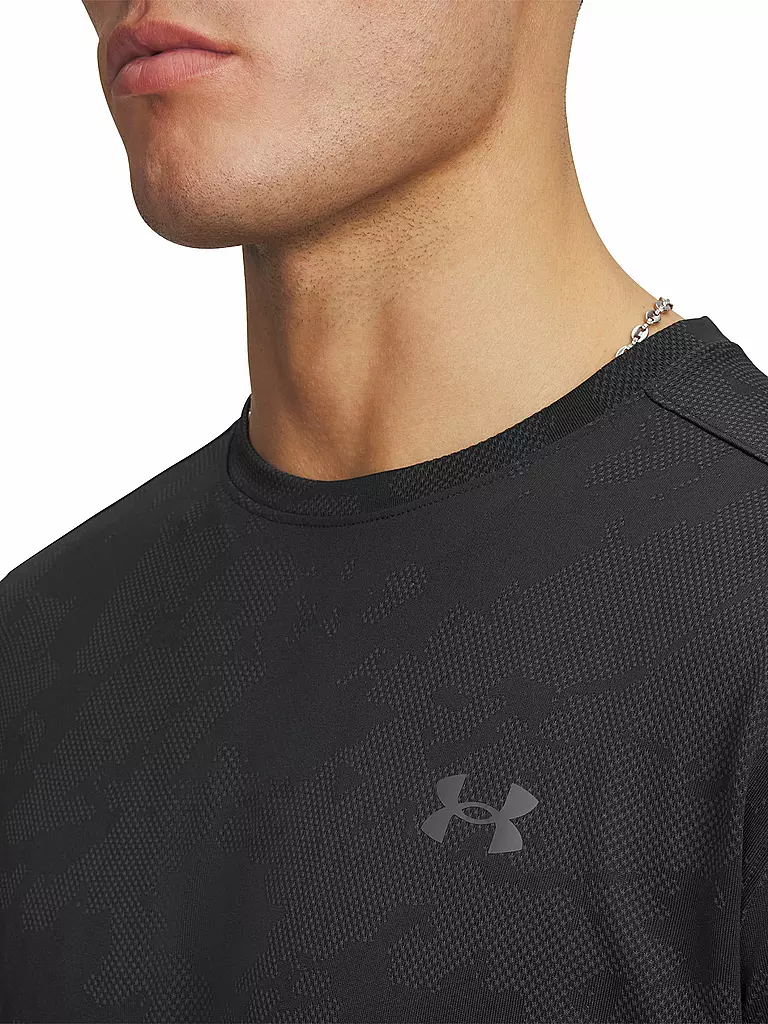 UNDER ARMOUR | Herren Fitnessshirt UA TechTM Vent Jacquard | schwarz