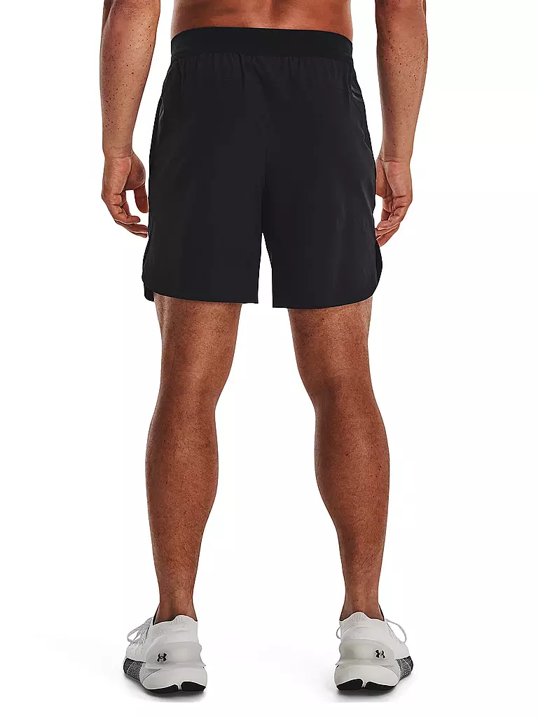 UNDER ARMOUR | Herren Fitnessshort Armourprint | schwarz