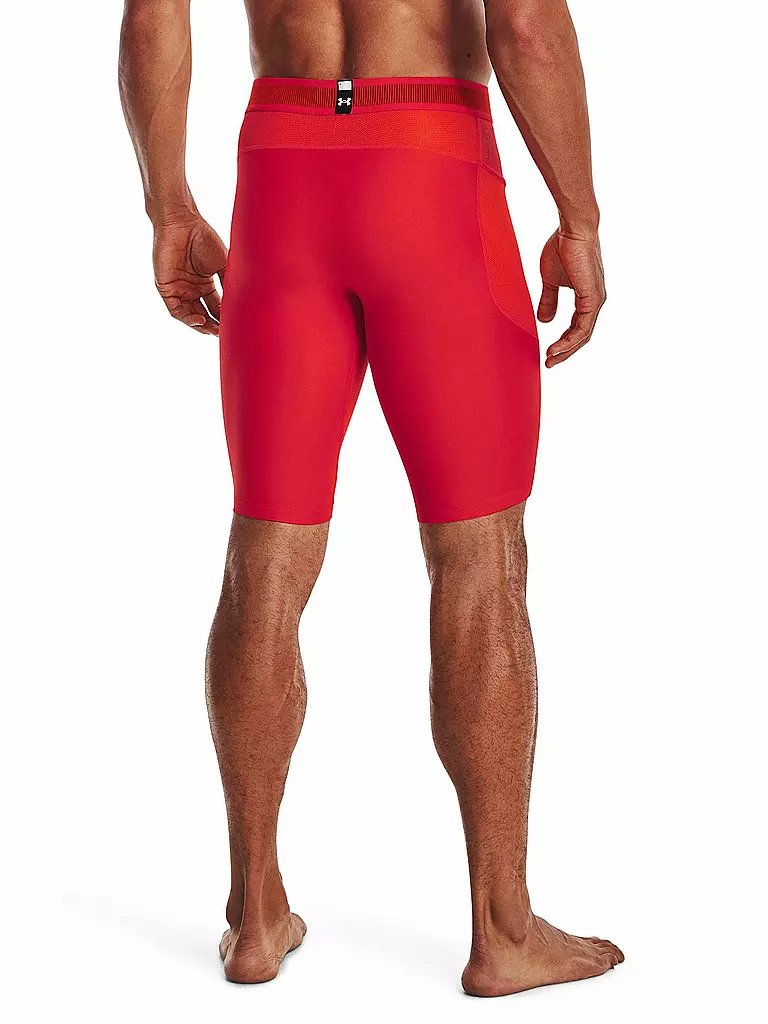 UNDER ARMOUR | Herren Fitnessshort UA Iso-Chill Lange Kompression | rot