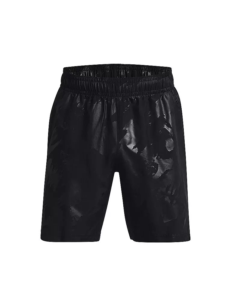 UNDER ARMOUR | Herren Fitnessshorts UA Woven Emboss | schwarz