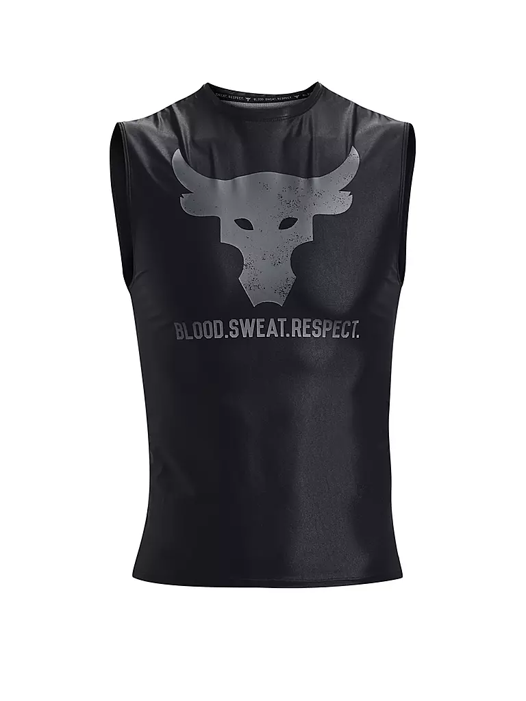 UNDER ARMOUR | Herren Fitnesstank Project Rock Iso-Chill | schwarz