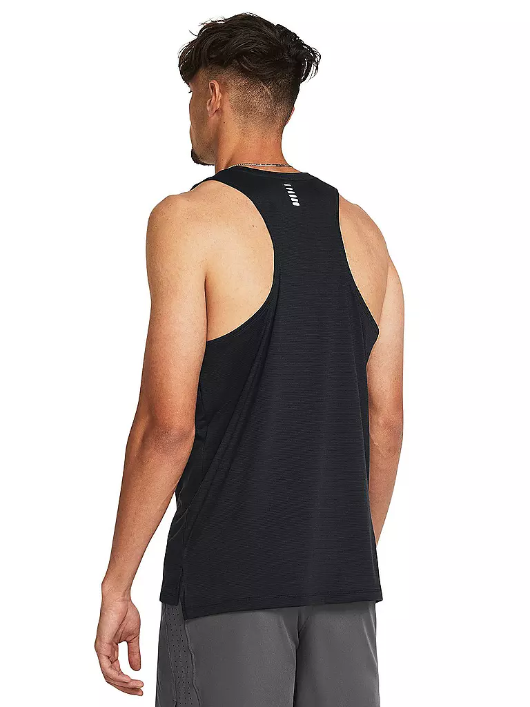 UNDER ARMOUR | Herren Fitnesstank UA Launch Streaker | schwarz