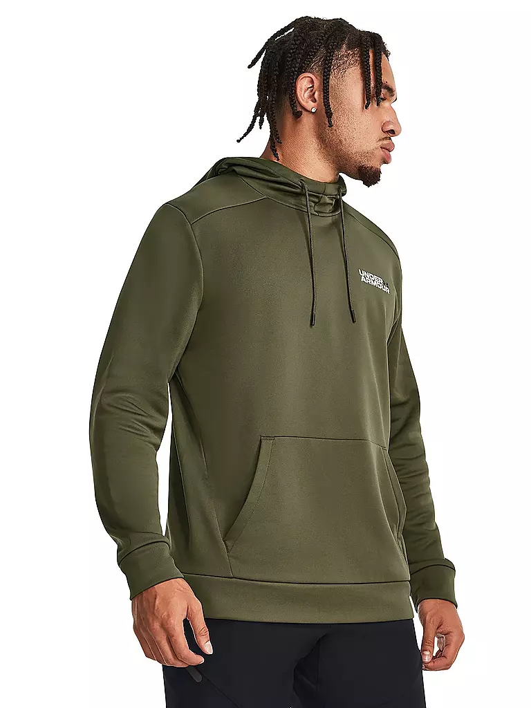 UNDER ARMOUR | Herren Hoodie Armour Fleece® mit Grafik | olive