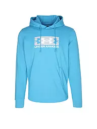 UNDER ARMOUR | Herren Hoodie UA Rival French Terry Logo | hellblau