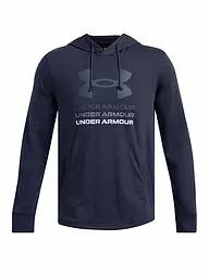 UNDER ARMOUR | Herren Hoodie UA Rival Hoodie aus French-Terry Graphic | dunkelblau