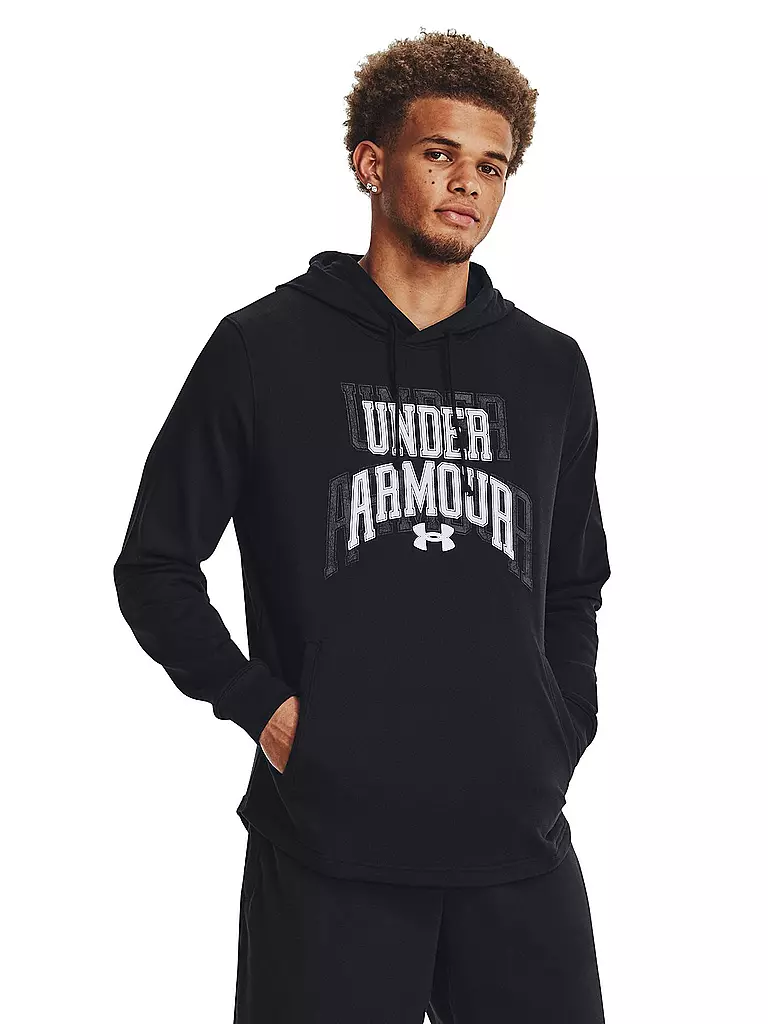 UNDER ARMOUR | Herren Hoodie UA Rival Terry Graphic | schwarz