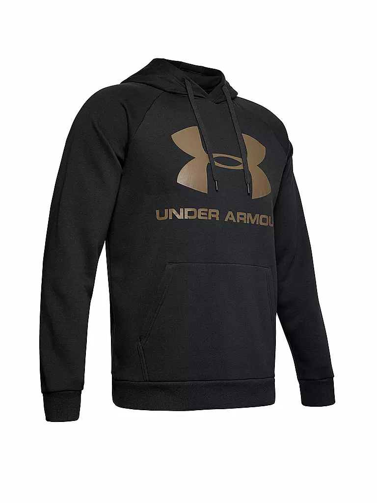 UNDER ARMOUR | Herren Hoody UA Rival Fleece Logo  | schwarz