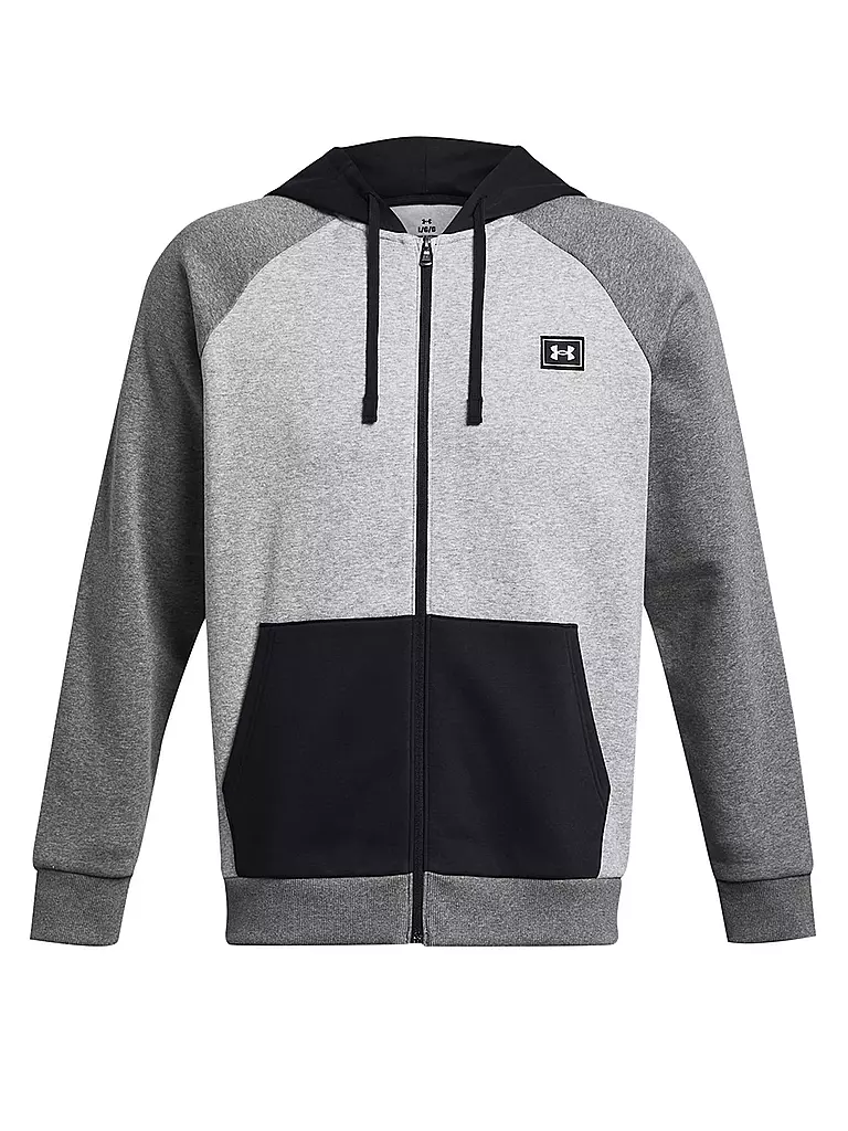 UNDER ARMOUR | Herren Jacke UA Rival Fleece Colorblock  | grau