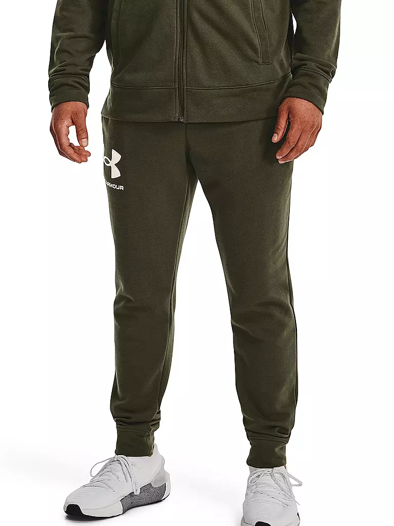 UNDER ARMOUR | Herren Jogginghose UA Rival Terry | olive