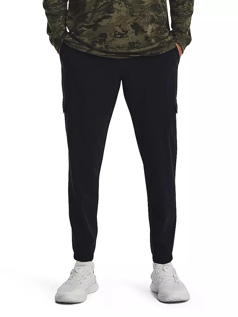 UNDER ARMOUR | Herren Jogginghose UA Stretch Woven Cargo | schwarz