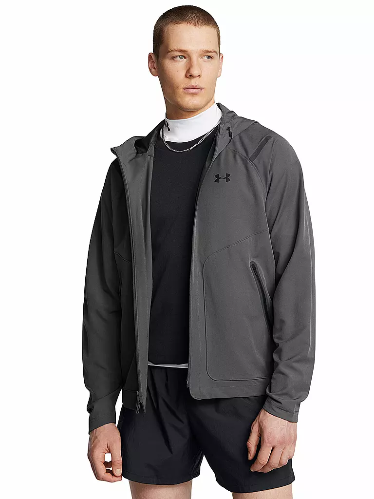 UNDER ARMOUR | Herren Kapuzenjacke UA Unstoppable | grau