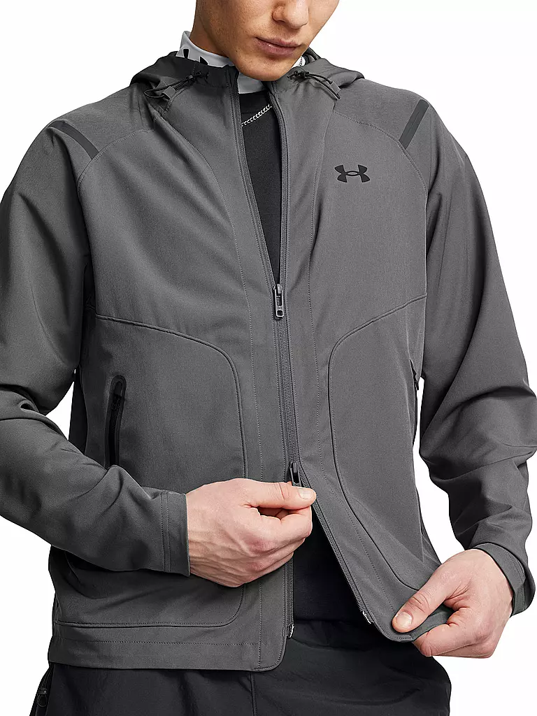 UNDER ARMOUR | Herren Kapuzenjacke UA Unstoppable | grau