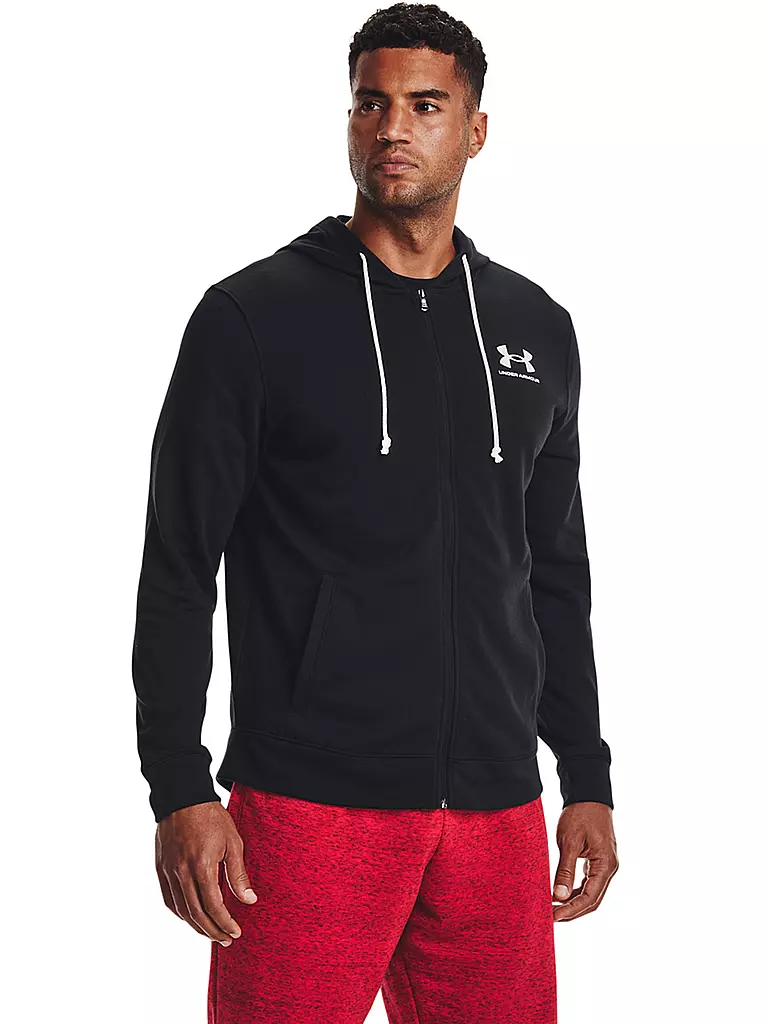 UNDER ARMOUR Herren Kapuzenpullover UA Rival Terry schwarz