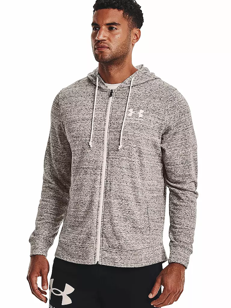 UNDER ARMOUR | Herren Kapuzenpullover UA Rival Terry | grau