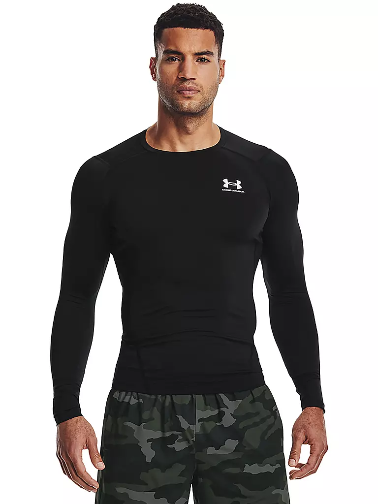 UNDER ARMOUR | Herren Kompressionsshirt HeatGear® Armour | schwarz