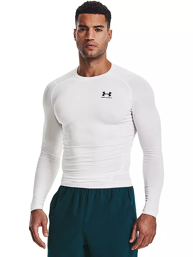 UNDER ARMOUR | Herren Kompressionsshirt HeatGear® Armour | weiss