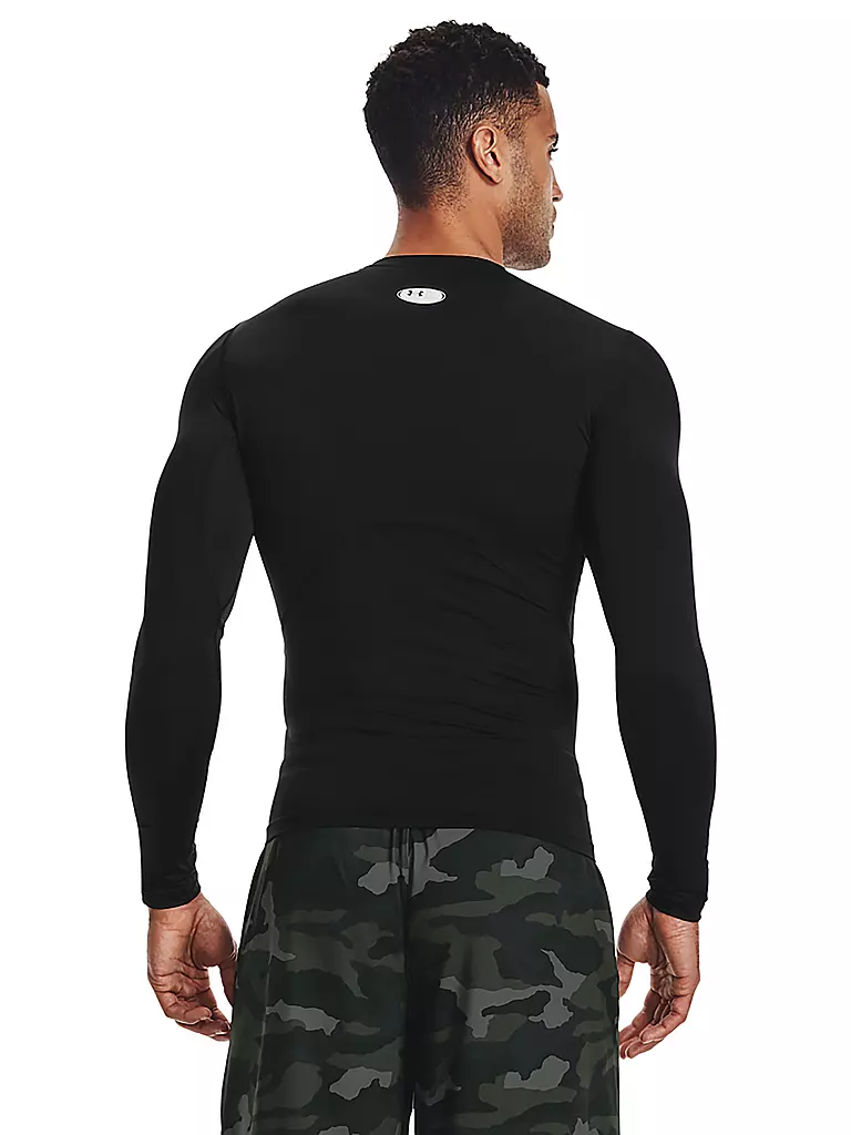 UNDER ARMOUR | Herren Kompressionsshirt HeatGear® Armour | schwarz