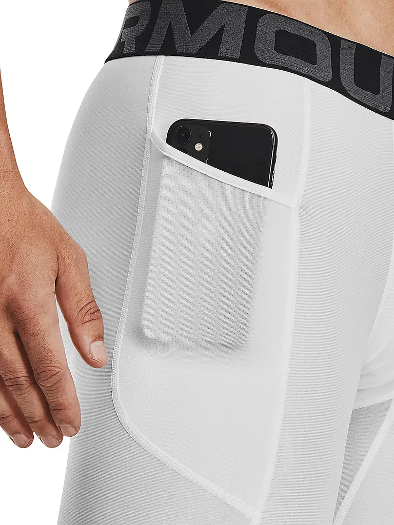 UNDER ARMOUR | Herren Kompressionsshort HeatGear® Armour | Weiss