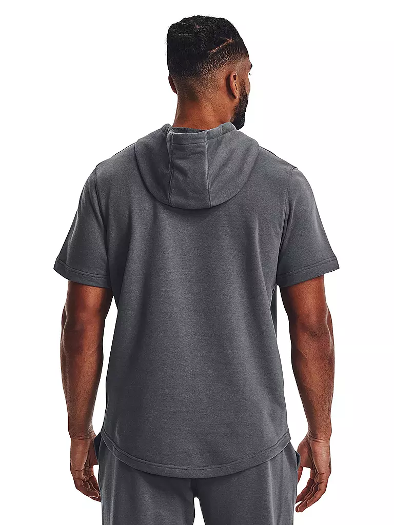 UNDER ARMOUR | Herren Kurzarm-Hoodie Project Rock Terry | grau