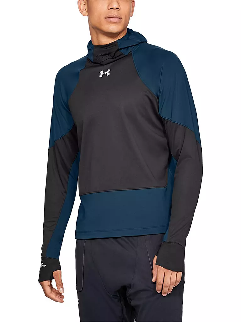 UNDER ARMOUR | Herren Laufhoodie ColdGear® Reactor WINDSTOPPER® | blau