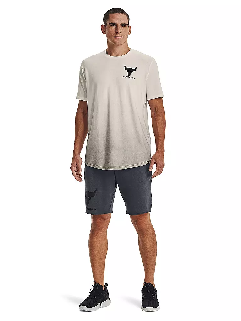 UNDER ARMOUR | Herren Short Project Rock Terry Brahma Bull | grau