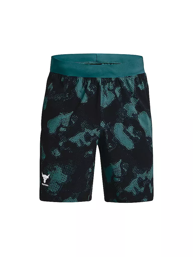 UNDER ARMOUR | Herren Short Project Rock Woven Printed  | grün