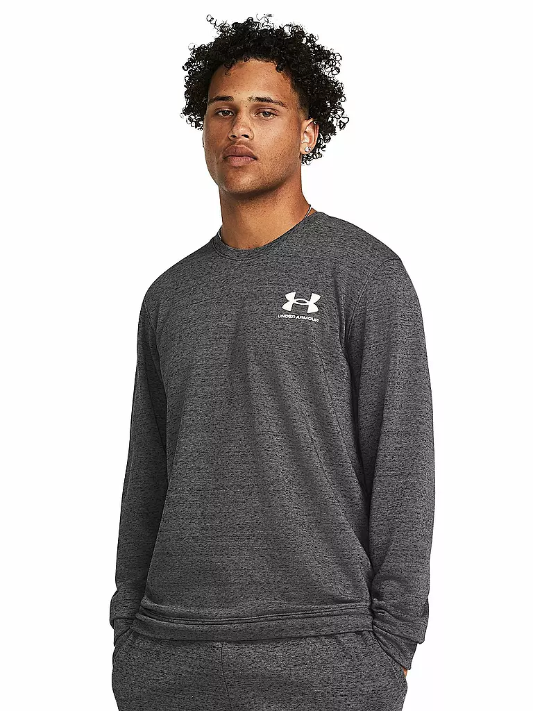 UNDER ARMOUR | Herren Sweater UA Rival French Terry Crew | grau