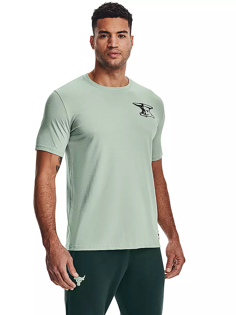 UNDER ARMOUR | Herren T-Shirt Project Rock Wrecking Crew | grau