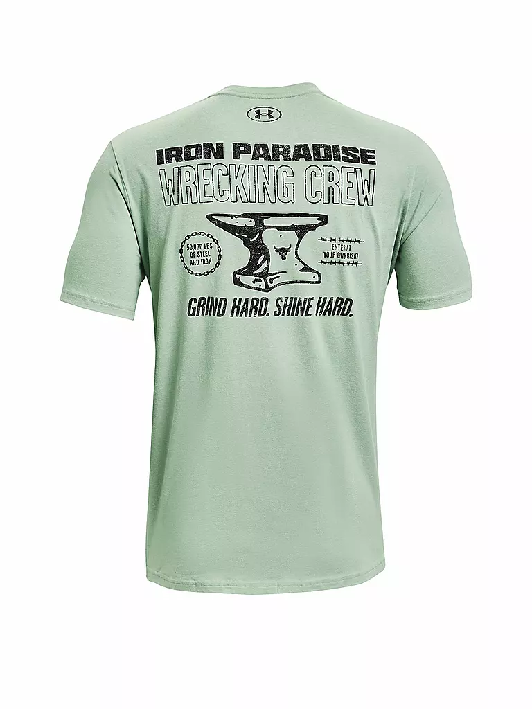UNDER ARMOUR | Herren T-Shirt Project Rock Wrecking Crew | grau