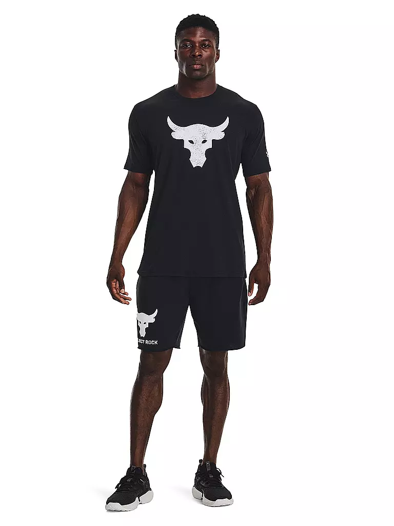 UNDER ARMOUR | Herren T-Shirt The Rock Brahma Bull | schwarz