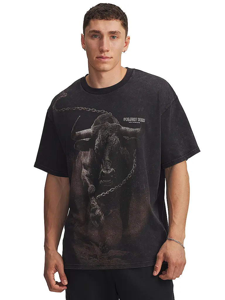 UNDER ARMOUR | Herren T-Shirt The Rock Washed | 