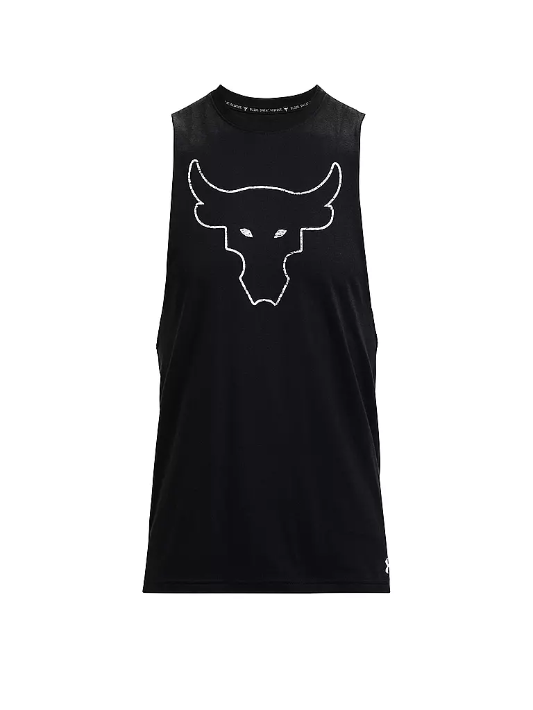 UNDER ARMOUR | Herren Tank Project Rock Brahma Bull | schwarz