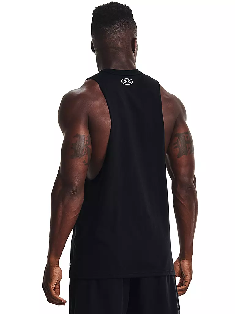 UNDER ARMOUR | Herren Tank Project Rock Brahma Bull | schwarz