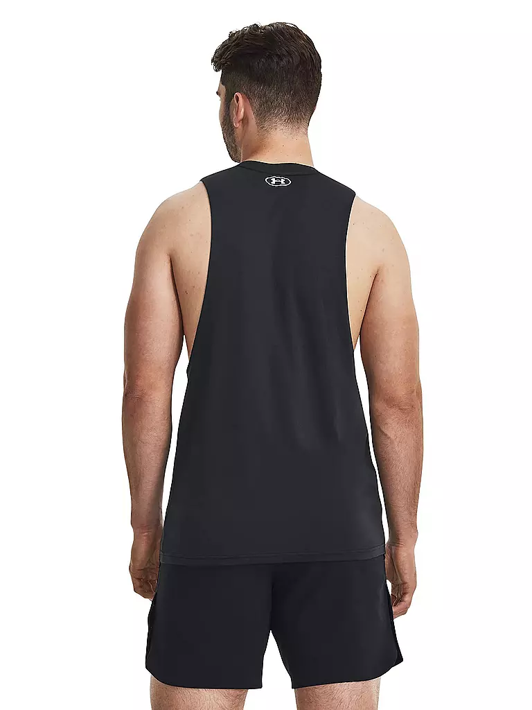 UNDER ARMOUR | Herren Tank Rock Brahma Bull | schwarz