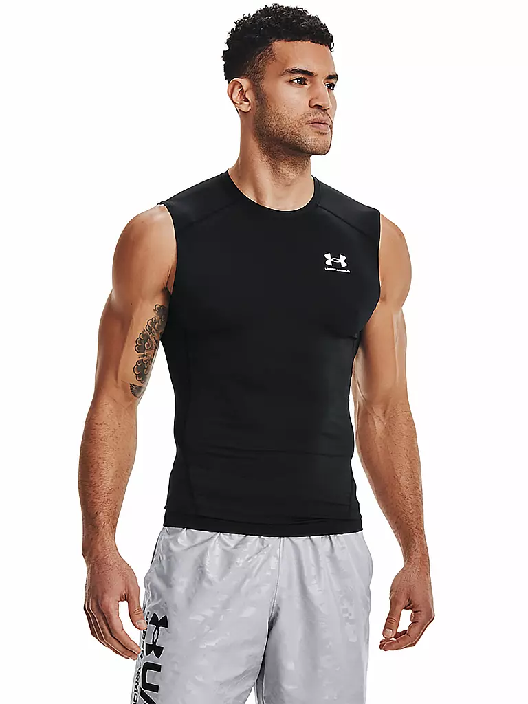 UNDER ARMOUR | Herren Tanktop HeatGear® Armour | schwarz