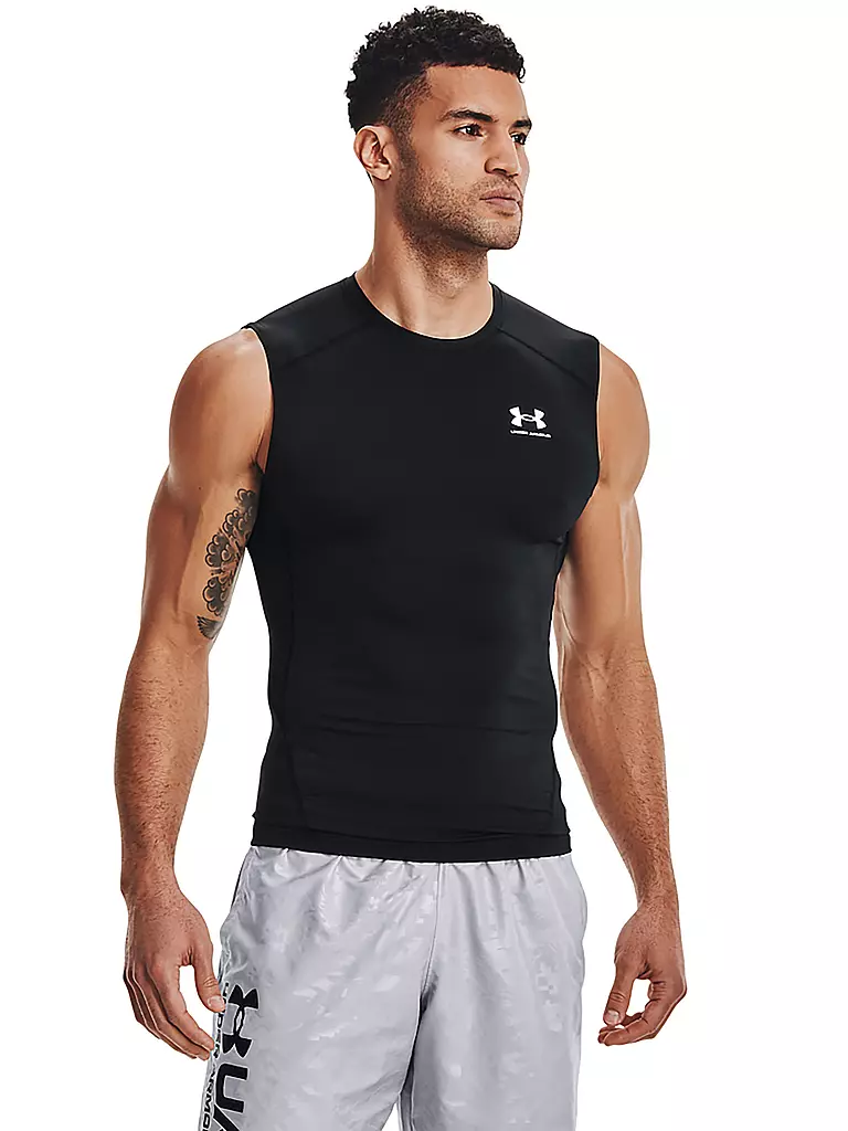 UNDER ARMOUR | Herren Tanktop HeatGear® Armour | schwarz