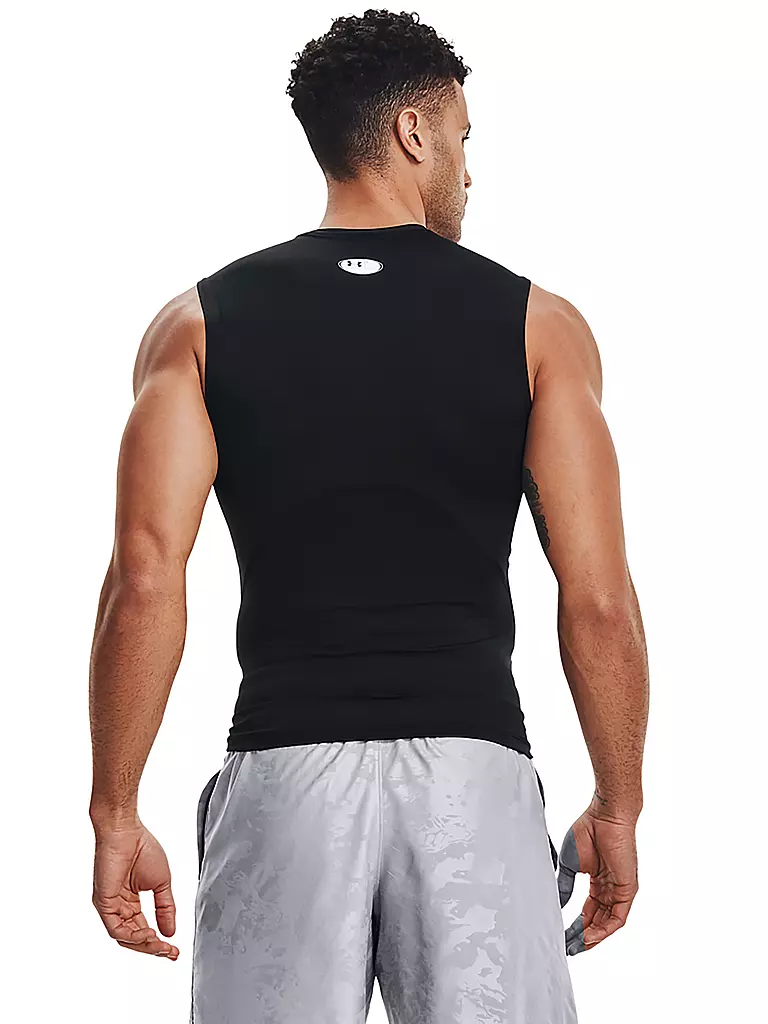 UNDER ARMOUR | Herren Tanktop HeatGear® Armour | schwarz