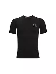 UNDER ARMOUR | Kinder Fitnessshirt HeatGear® Armour | Schwarz