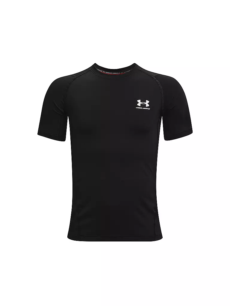 UNDER ARMOUR | Kinder Fitnessshirt HeatGear® Armour | Schwarz