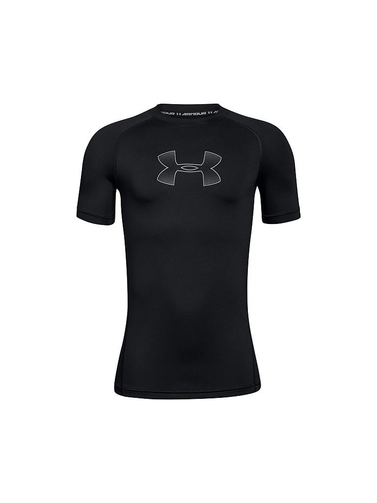 UNDER ARMOUR Kinder Fußballshirt HeatGear® Armour schwarz