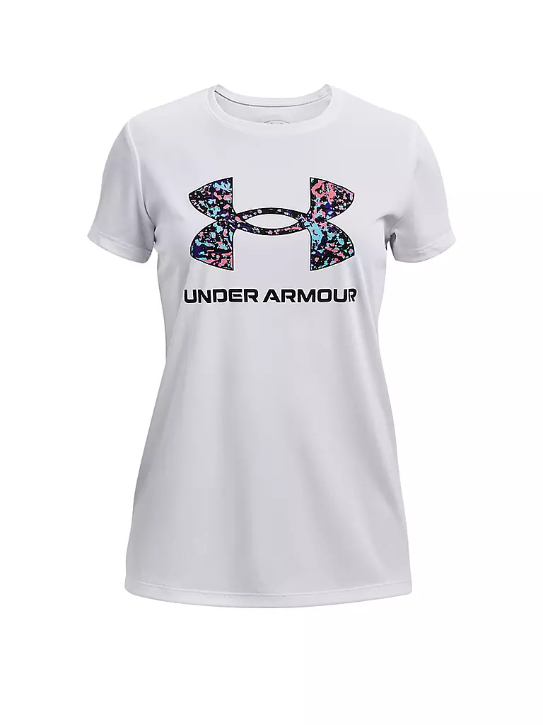 UNDER ARMOUR | Mädchen Fitnessshirt Tech BL Solid Body SS | weiß