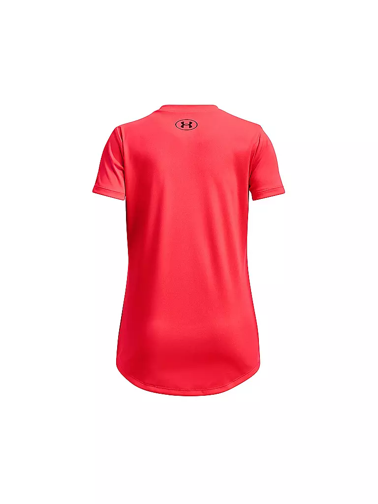 UNDER ARMOUR | Mädchen Fitnessshirt UA Tech™ Print Fill Big Logo | schwarz