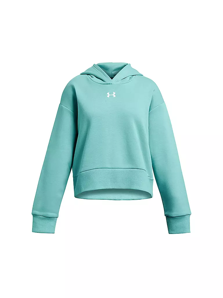 UNDER ARMOUR | Mädchen Hoodie UA Rival Fleece Cropped | türkis