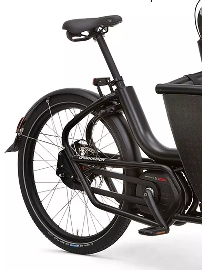 URBAN ARROW | E-Lastenrad Family Bosch Cargo Line 500 | schwarz