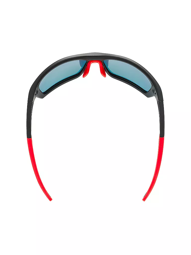 UVEX | Sportbrille Sportstyle 223 Black Matt-Red | schwarz