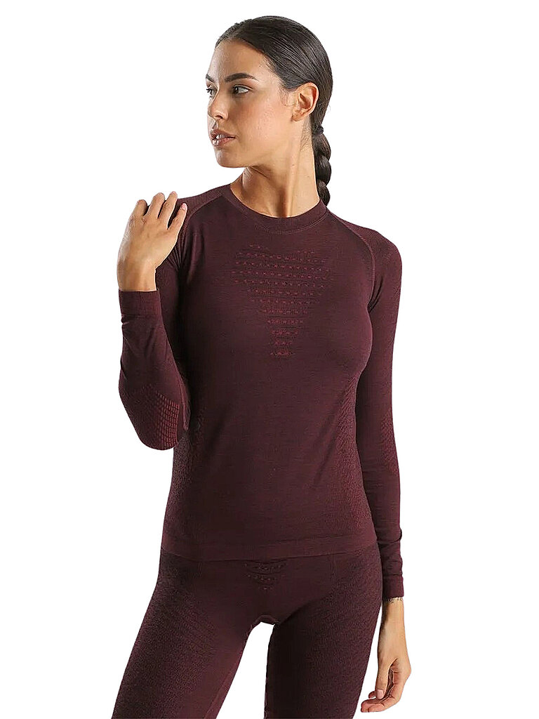 Uyn UYN Damen Unterziehshirt Fusyon Biotech Merino dunkelrot | XS, dunkelrot