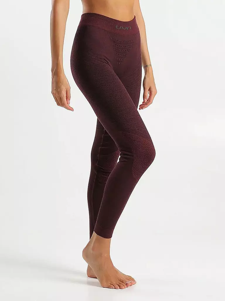 UYN | Damen Unterziehhose Fusyon Biotech Merino | dunkelrot