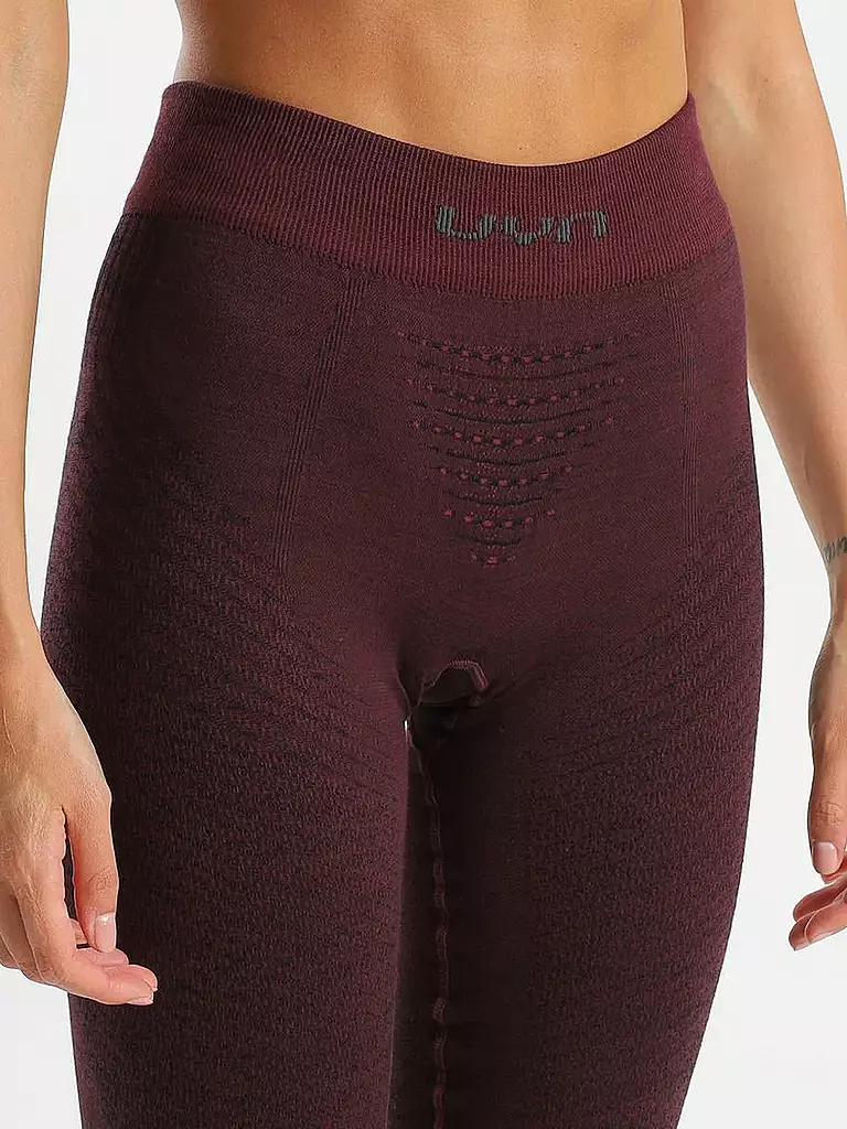 UYN | Damen Unterziehhose Fusyon Biotech Merino | dunkelrot